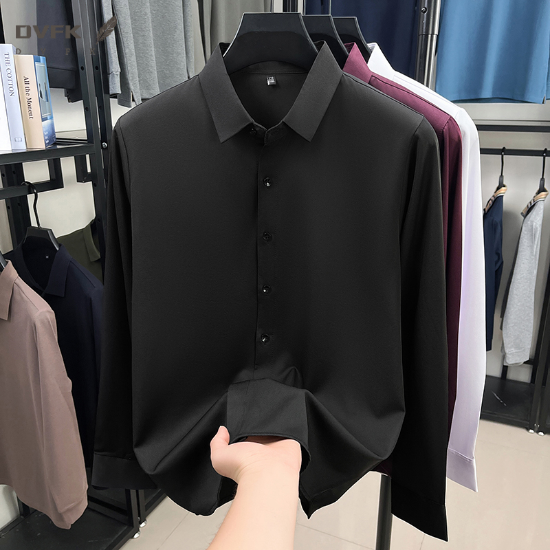 قميص رجالي رسمي بأزرار وأكمام  - مراجعة Men Formal Office Wear Shirts وسعره