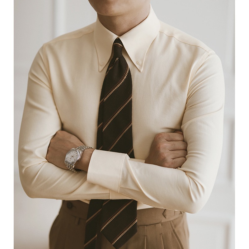 قميص أكسفورد للرجال بأكمام طوي - مراجعة Mens Formal وسعره