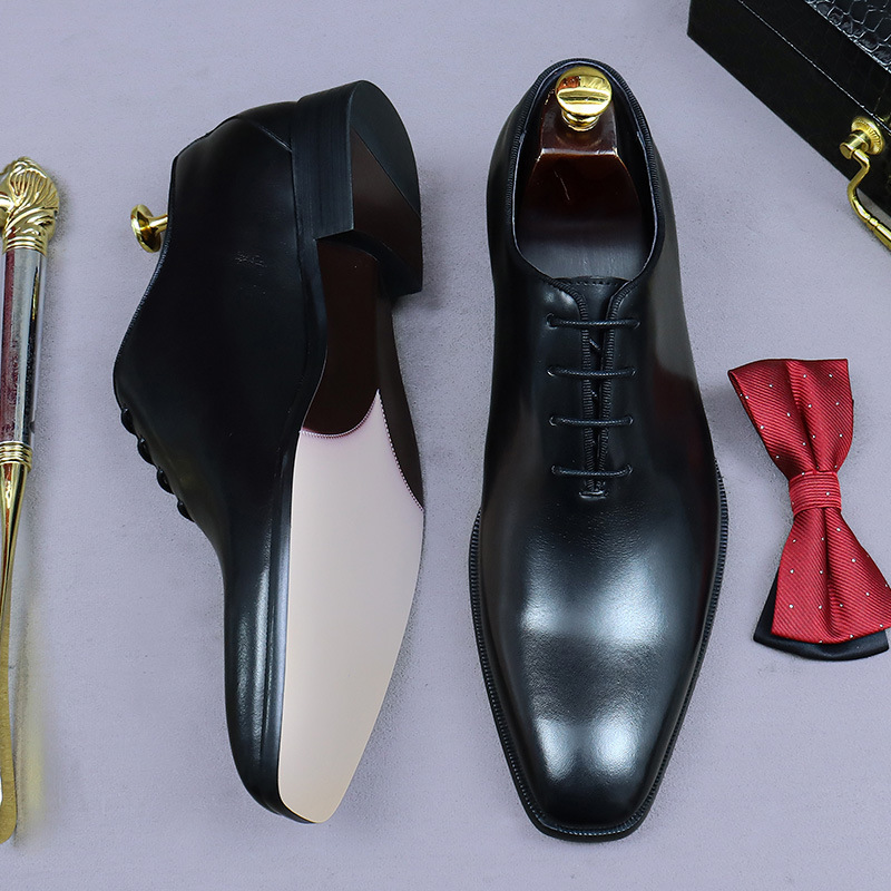 مصمم جلد طبيعي رجالي بالجملة أ - مراجعة Men Formal Wear Design وسعره